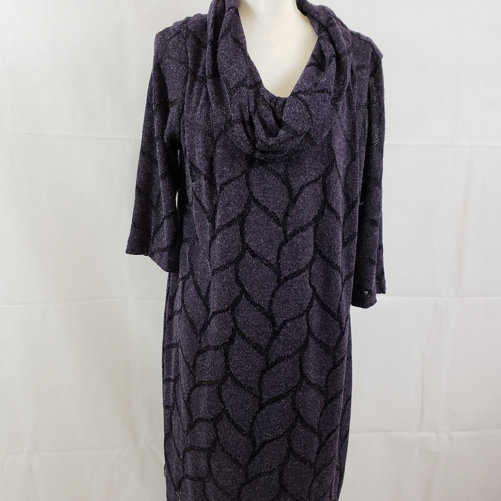 A line sweater dress